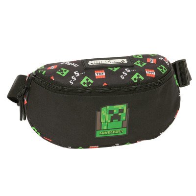 Bolsa de Cintura Minecraft Creeper Preta