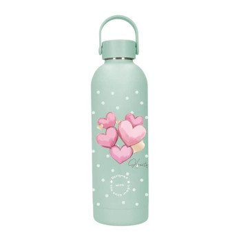 Garrafa (Cantil) Térmica 500ml. Enso Hearts Menta