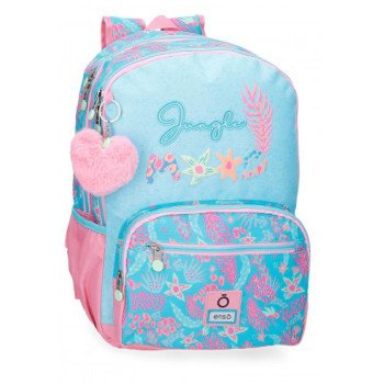 Mochila Escolar 44cm Enso Jungle Mood