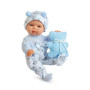Baby Smile - boneca de vinil articulada Azul
