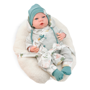 Boneca Reborn Buzo Gris Punto Boneca Reborn Buzo Gris Punto