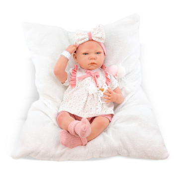 Boneca Reborn Laço Branco Boneca Reborn Laço Branco