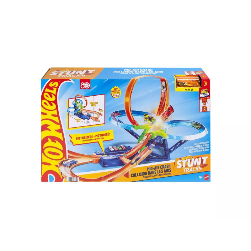 Hot Wheels Stunt Tracks Pista Choque no Ar