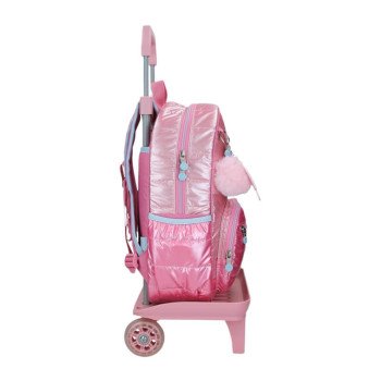 Mochila Escolar Adap. 38cm c/ Carro Enso Into The Wild Rosa Mochila Escolar Adap. 38cm c/ Carro Enso Into The Wild Rosa