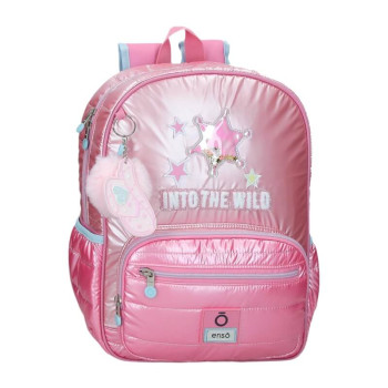 Mochila Escolar Adap. 38cm Enso Into The Wild Rosa Mochila Escolar Adap. 38cm Enso Into The Wild Rosa