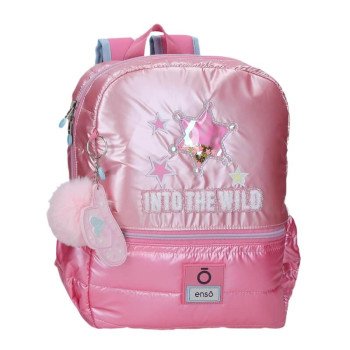 Mochila Pré-Escolar Adap. 33cm Enso Into The Wild Rosa Mochila Pré-Escolar Adap. 33cm Enso Into The Wild Rosa
