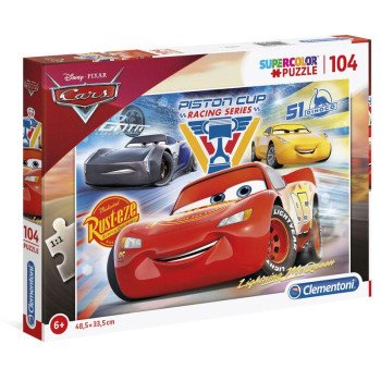 Puzzle 104 Peças Cars 