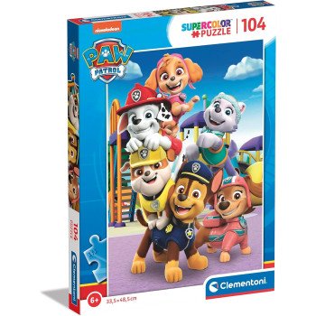 Puzzle 104 Peças Patrulha Pata 