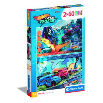 Puzzle 2x60 Hot Wheels Let's Race Puzzle 2x60 Hot Wheels Let's Race