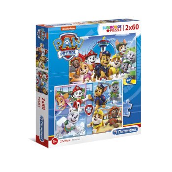 Puzzle 2x60 Peças Patrulha Pata Puzzle 2x60 Peças Patrulha Pata