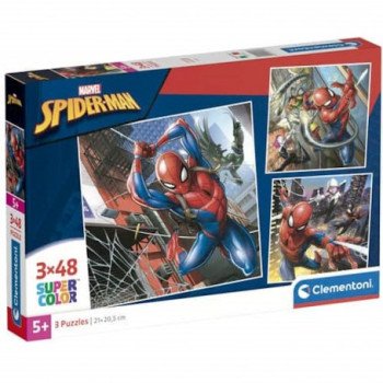Puzzle 3x48 Peças Marvel Homem Aranha Puzzle 3x48 Peças Marvel Homem Aranha